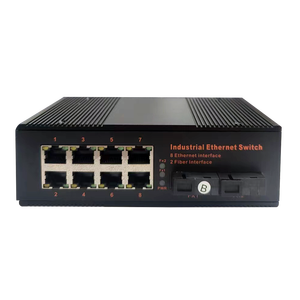 Switch Ethernet Gigabit Industrial BLIY 10/100/1000Mbps con QoS Full-Duplex y Half-Duplex, 8 Puertos, OEM/ODM - Product Image 1
