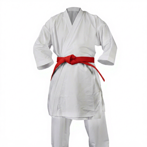 Uniforme de Karate de Algodón Duradero y Personalizable para Adultos y Niños, Traje de Artes Marciales con Cinturón Kyokushin (Unisex) - Product Image 3
