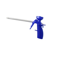 Pistolet à mousse PU Q-105, pistolet à calfeutrer, corps en PP, tube en acier inoxydable, buse en cuivre pour l'étanchéité des fenêtres et des portes