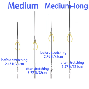 Arpón Telescópico de Acero Inoxidable, Gancho Retráctil <span class=keywords><strong>para</strong></span> Pesca Submarina en Agua Salada, Herramienta Portátil de Captura Manual - Product Image 2