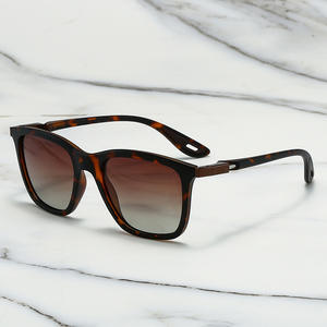 Lunettes de soleil carrées à monture intégrale, très tendance, style européen et américain, verres TAC UV400, marque de créateur - Product Image 6