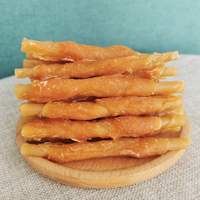 Friandises pour chiens Buddy : Rouleaux de viande séchée au poulet et au bœuf riches en protéines, bâtonnets de viande séchée, 30 paquets, vente en gros directe usine