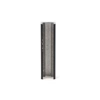 Profilé en aluminium au design moderne pour balustrade de balcon, terrasse, escalier, avec rainure et tube, couleur personnalisable, garantie 3 ans