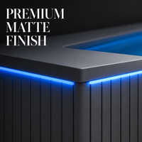 Piscine Conteneur Moderne 2026 de 6,2 m en Fibre de Verre de Haute Qualité avec Éclairage LED, Gris Mat Luxe Sans Rampe