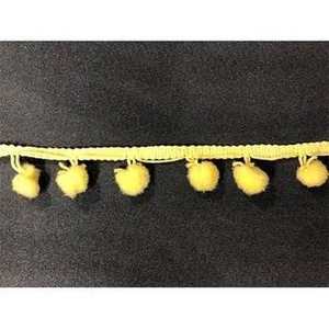 ลูกไม้คุณภาพสูง ลูกไม้นุ่มพร้อมขอบปอมปอม สามารถปรับแต่งได้ มีหลายสีให้เลือกสำหรับขายส่ง ลูกไม้คุณภาพดีที่สุด ขายดีที่สุด - Product Image 2