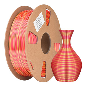 Filamento de Seda para Impresión 3D de Alta Calidad, 1KG, Multicolor, PLA Seda Tricolor, 1.75mm, Varillas de Plástico para Impresoras 3D - Product Image 2