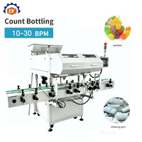 Machine de comptage automatique de haute qualité à 8 canaux pour chocolats, noix et graines, avec alimentateur vibrant