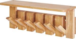 ราวแขวนเสื้อผ้าติด<span class=keywords><strong>ผนัง</strong></span>ไม้รูปคีย์เปียโน แบบพับได้ แข็งแรง ทนทาน สำหรับทางเข้าบ้าน - Product Image 2