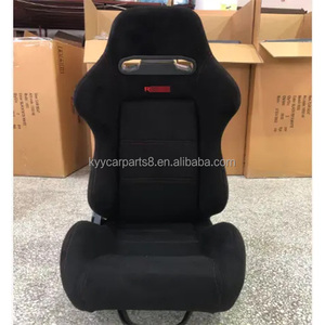 Siège Recaro en velours noir modifié MRK, pièces de siège de voiture JDM pour siège de course <span class=keywords><strong>Sparco</strong></span> en carbone - Product Image 5
