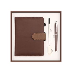 Set de Regalo Ejecutivo: Libreta de Cuero PU con Organizador, Vaso, Bolígrafo y USB para Regalos de Agradecimiento a Empleados - Product Image 4