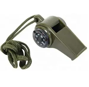 3 in 1 Outdoor Camping Hiking Emergency Survival Gear Whistle Compass Thermometer Survival Whistle