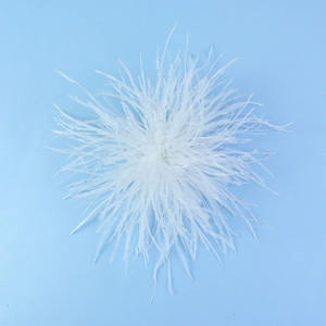 Spilla Elegante con Rose e Piume per Donna, Accessorio Fatto a Mano, Fermaglio per <span class=keywords><strong>Capelli</strong></span> Regolabile a Doppio Uso - Product Image 6