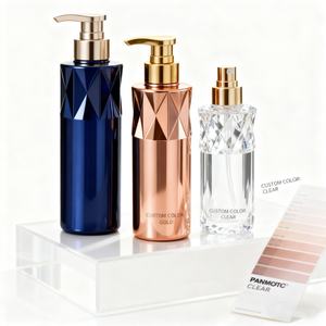 Botella de PET Redonda y Elegante de Lujo Ligero de 300ml, 500ml, 700ml con Bomba para Champú y Gel de Ducha, Botella de PETG de 500ml para Loción - Product Image 5