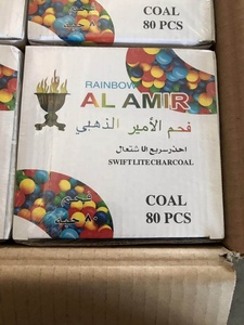 HQRM3380 HongQiang Gỗ Trái Cây Chất Lượng Tốt Không Khói Hookah Than Tròn - Product Image 3