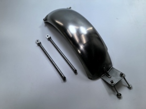 <span class=keywords><strong>Plaque</strong></span> de garde-boue arrière argentée <span class=keywords><strong>avec</strong></span> support pour <span class=keywords><strong>moto</strong></span> Honda Shadow 400 750 - Product Image 4
