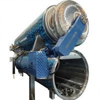 Nouvelle machine de stérilisation à autoclave entièrement automatique avec contrôle PLC en acier inoxydable pour l'industrie alimentaire