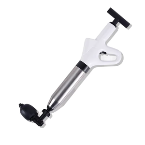 Gomma morbida in acciaio inossidabile stantuffo ad alta pressione per scarico aria Blaster bagno lavello scarico fogna strumenti di rimozione degli intasamenti - Product Image 1