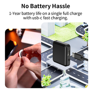 Localizzatore GPS Ricaricabile Compatibile con Find My per iOS e Android, Antifurto per Chiavi e Portafogli con Luce LED, Impermeabile IP65 - Product Image 2