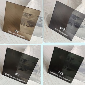 Feuille d'acrylique noire semi-transparente découpable au laser, surface semi-<span class=keywords><strong>opaque</strong></span>, découpe CNC personnalisée, feuille de plexiglas noir fumé - Product Image 6