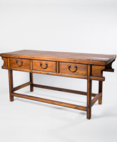 Table de modification de longs tiroirs en bois de pin Dongbei recyclé antique Hotsale