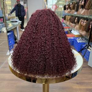 วิกผมแท้ SDD 13x4 Pixie Curl แบบปรับแต่งได้ สี 99j และสีธรรมชาติ - Product Image 2