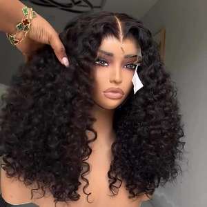 Pelucas de Cabello Humano Virgen Vietnamita Grado 15A de Proveedor, Sin Pegamento con Encaje Frontal HD Completo, Pelucas de Encaje Frontal HD de Cabello Indio Virgen con Cutícula Alineada - Product Image 3