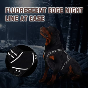 Harness Anjing untuk Anjing Besar Tanpa Tarik, Harness Hewan Peliharaan yang Dapat Disesuaikan, Reflektif, untuk Latihan Kerja, Kontrol Mudah - Product Image 3