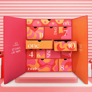 Vide grand calendrier de l'avent boîte 30 jours carton calendrier emballage tiroir coffrets cadeaux à vendre pour <span class=keywords><strong>parfum</strong></span> cadeau d'anniversaire - Product Image 1