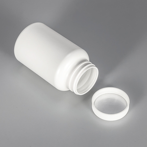 Factory Price Custom logo White Empty 50cc 200ml 250ml 300ml <strong>HDPE</strong> <strong>Plastic</strong> Vitamin Pill Capsule <strong>Bottle</strong> Medicine <strong>Bottles</strong> with Lid - Product Image 3