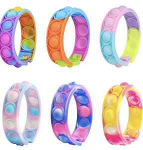 Wholesale Push Fidget Toy Pop Bracelet <b>Kids</b> Adult Stress Relief Silicone Popping <b>Bubble</b> Boy Pop Bracelet - Product Image 3