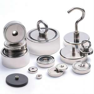 Motor Industrial, materiales magnéticos de níquel, imán de neodimio permanente, <span class=keywords><strong>Base</strong></span> magnética redonda de montaje NdFeB <span class=keywords><strong>con</strong></span> rosca interna - Product Image 6