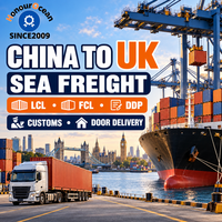 Agent de fret maritime Chine-Royaume-Uni, services logistiques LCL FCL, conteneurs, dédouanement DDP, livraison porte-à-porte