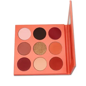 9 màu maquillaje 3D bóng mắt bán buôn Eyeshadow sắc tố nhãn hiệu riêng Eyeshadow Palette