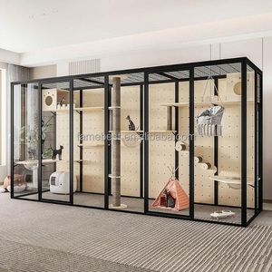 Casetta per <span class=keywords><strong>Gatti</strong></span> in Vetro Trasparente, Piccola Casa Panoramica per <span class=keywords><strong>Gatti</strong></span> da Interno - Product Image 2