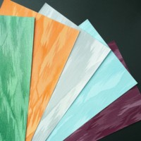 Papier de spécialité à texture gaufrée Couverture granuleuse métallique multicolore pour emballage mural de certificat pour emballage cadeau