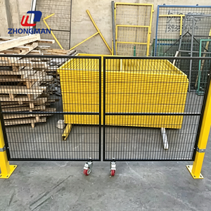 Clôture de protection pour atelier robotique 1800*600 mm, cadre en profilé d'aluminium, anti-rongeurs, écologique, porte treillis CE - Product Image 2