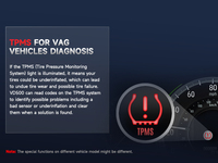 Lecteur de code VAG ANCEL VD500, outil de diagnostic de tous les systèmes pour Volkswagen, Audi, Skoda, Seat avec mise à jour gratuite à vie