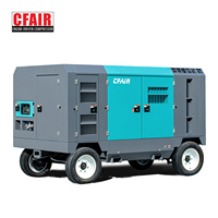 CFAIR 830CFM 10.5BAR COMPRESSEUR D'AIR DIESEL INDUSTRIEL Portable pour le FORAGE PONT MINIER Extraction de pétrole, forage de puits d'eau