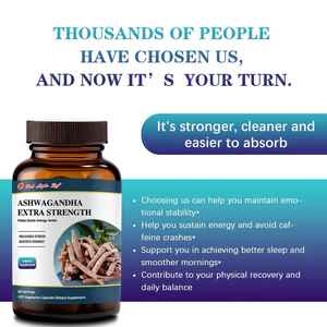 Premium Aşvaganda Kapsülleri - Enerji ve Bağışıklık için Besleyici Tonik, Zerdeçal ile Karıştırılmış, GMP Sertifikalı Toplu Tedarik - Product Image 4