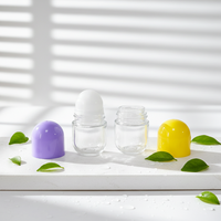 Fabricantes Spot Venta al por mayor Nuevo 50ml Roll-on Bottle Cap Short Fat Round Roll-on Desodorante Botella