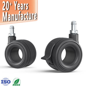 65mm 75mm Universal-Lenkrolle mit Bremse Bürostuhlrollen Möbelrollen Hohlrad für Büro - Product Image 1
