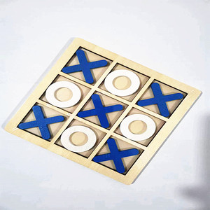 Trẻ em bằng gỗ bàn cờ câu đố tư duy logic đào tạo giải trí giải trí <span class=keywords><strong>Tic</strong></span> <span class=keywords><strong>Tac</strong></span> <span class=keywords><strong>Toe</strong></span> trò chơi Bảng gỗ - Product Image 4