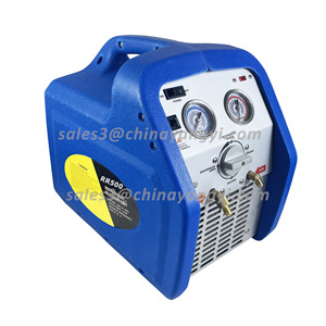 HVAC <span class=keywords><strong>Dual</strong></span> Voltage Draagbare Koelmiddel-terugwinningsmachine Grote Condensor Olievrije Zuigercompressor CE-gecertificeerd voor Auto Airco - Product Image 3