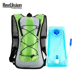 Camping al aire libre viajes deporte ciclismo montar hidratación bicicleta mochila bolsa impermeable mochila con bolsa de agua de vejiga