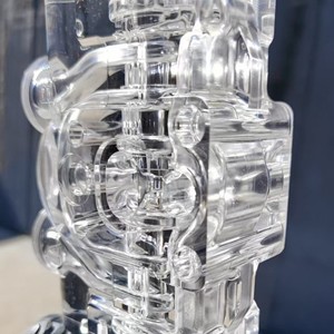 Customized Transparent PMMA <b>Plastic</b> Tube Assembly with Laser Machining Non-CNC Made in China for Display Use - Product Image 4
