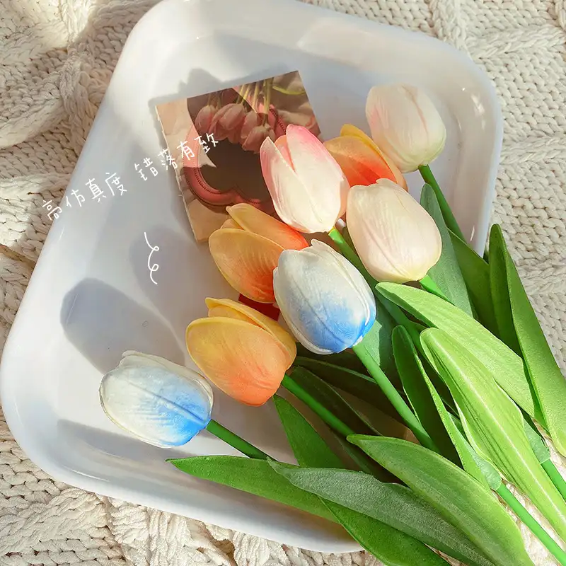 Fabrication de fleurs artificielles, Bouquet en plastique décoratif pour la maison, offre spéciale,