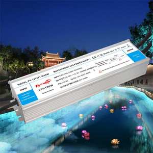 Fuente de alimentación de emergencia de un solo LED regulable de 150W, resistente al agua, IP67, 12V, 24V, controlador Led de voltaje constante para iluminación LED - Product Image 1