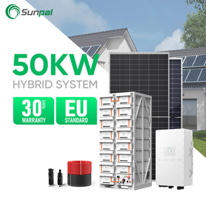 Sunpal ระบบเก็บพลังงานไฮบริดแบบครบวงจรระบบพลังงานแสงอาทิตย์แบบกริด50Kw 100Kw SP5KW-500KW 100KW ระบบพลังงานแสงอาทิตย์ - Product Image 3