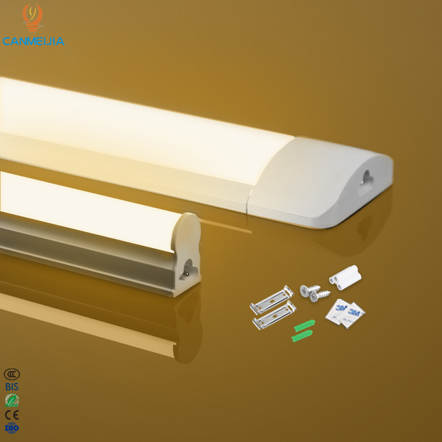 60cm 2ft Lighting T5 T8 20W Luz Led Aluminum Plastic Fluorescent Fixture Integrated Tubes for Housing /Batten LED Tube Light