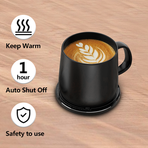 Ensemble <span class=keywords><strong>de</strong></span> mugs et tasses chauffantes en céramique 2 en 1 à température constante avec <span class=keywords><strong>chargeur</strong></span> sans fil - Product Image 3
